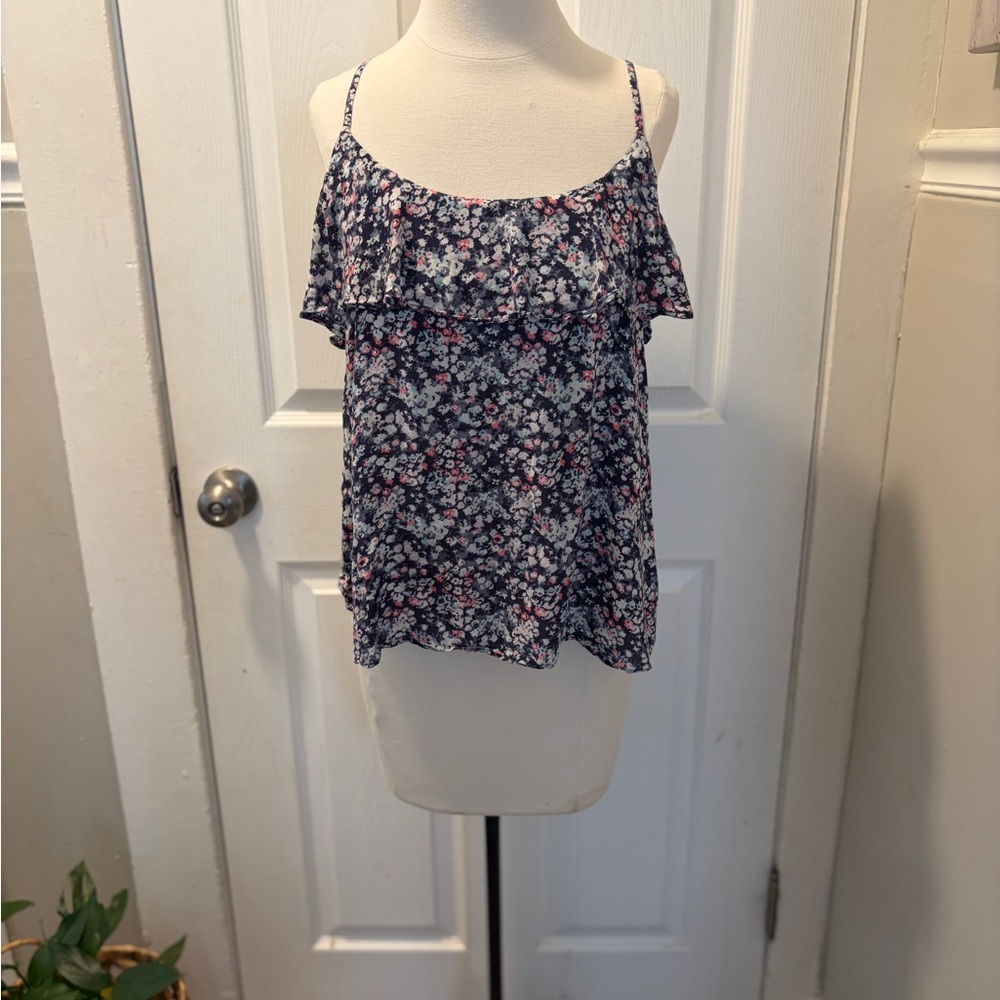 American Eagle Outfitters Navy Floral Camisole